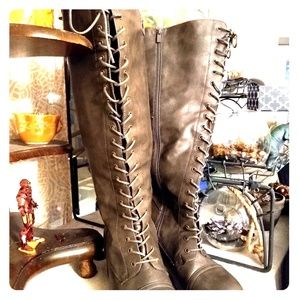 Torrid Extra Wide Calf Combat Boots